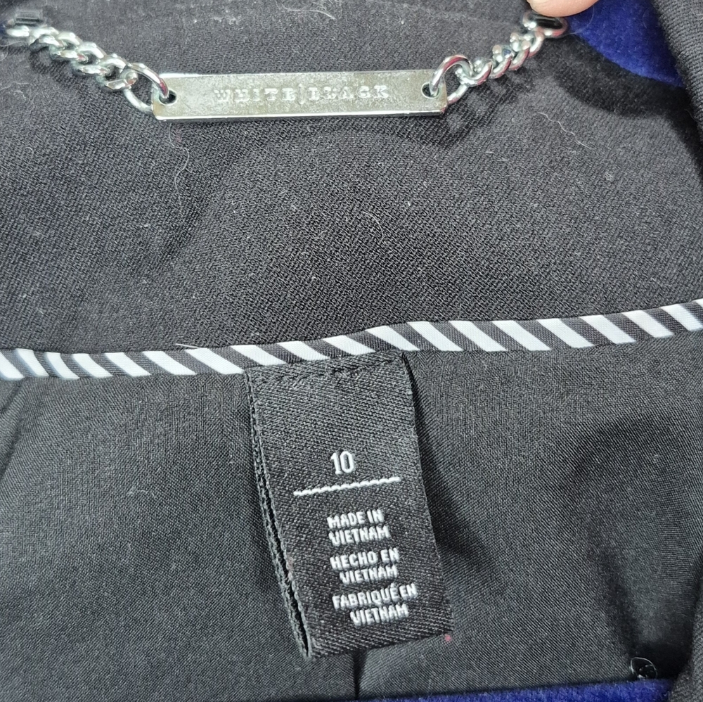 White House Black Market Charcoal Blazer 1997 - Picture 2 of 5